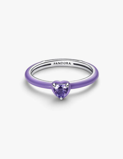 Anello Viola Chakra Heart Pandora ME Argento Sterling925 193088C04