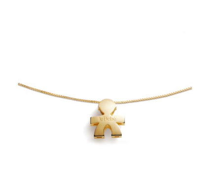 Collana “I Tesorini” con Ciondolo Bimbo in Oro Giallo Le Bebè LBB918