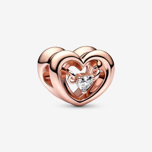 Pandora Charm Shining Heart with Stone 782493C01