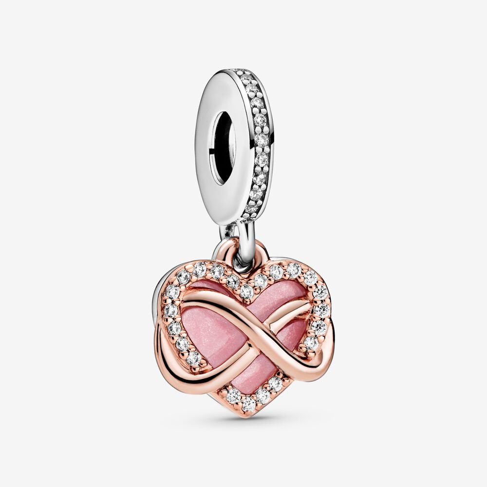 Charm pendente a cuore Infinito scintillante Pandora 788878C01