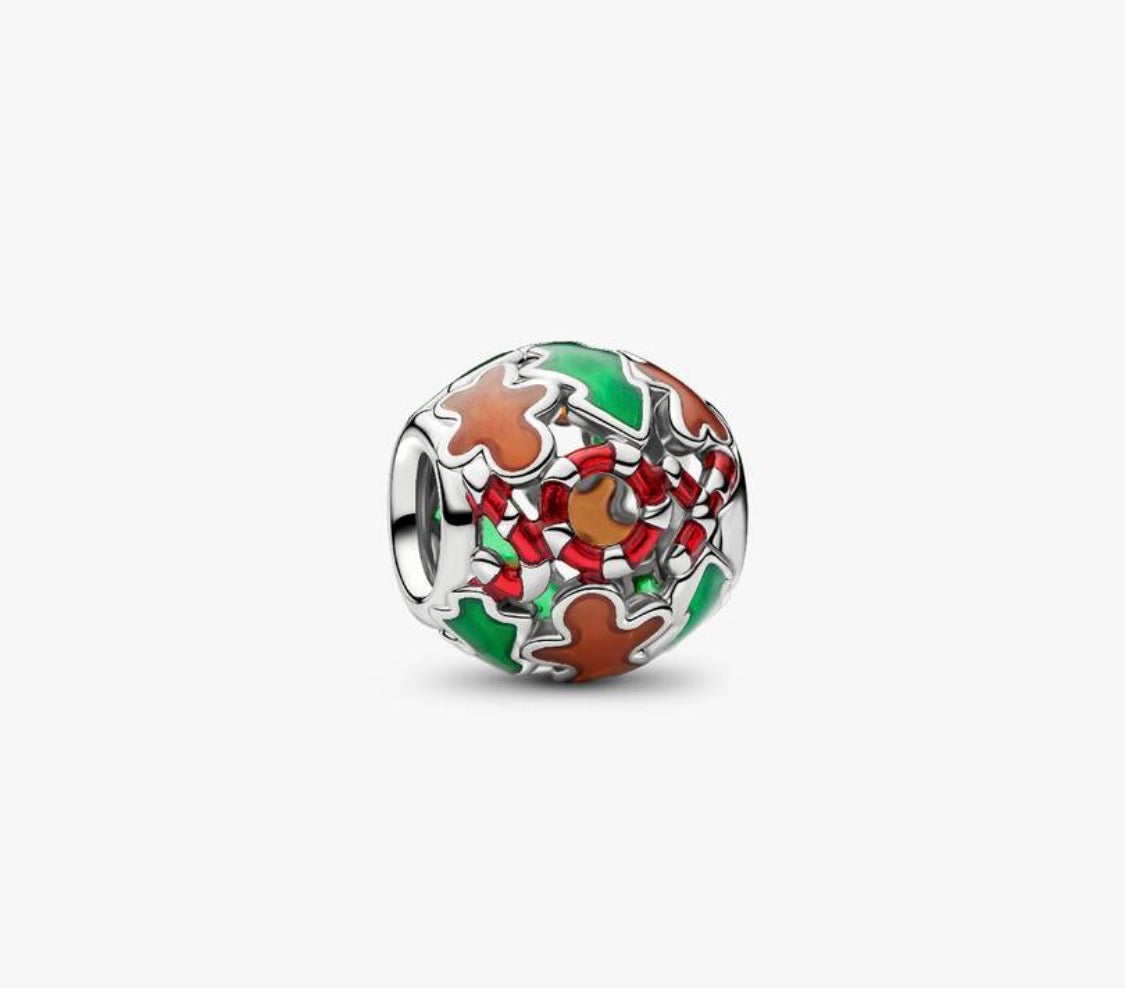 Charm Openwork Simboli del Natale Pandora 735064C01
