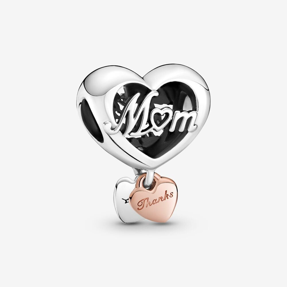 Thank You Mum heart charm Pandora 789372C00