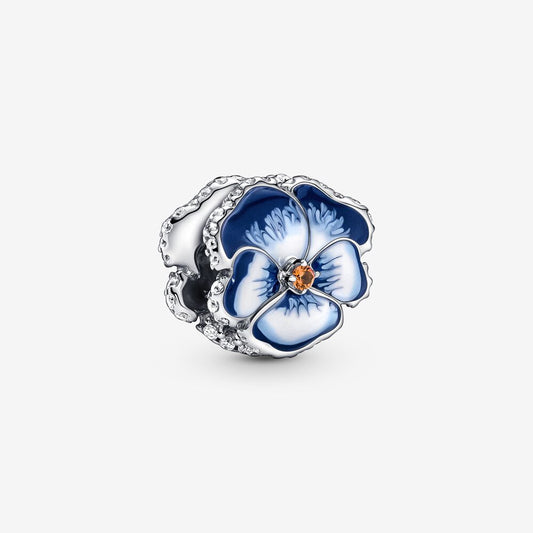 Charm Viola del pensiero Blu Pandora 790777C02