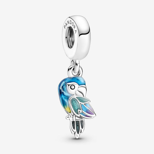 Paradise Parrot Pendant Charm Hand Finished Pandora 791679C01