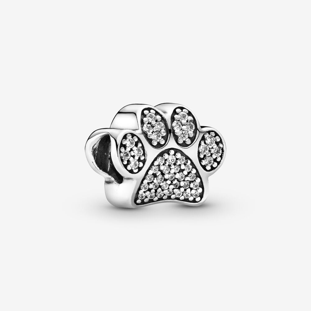 Sparkling Paw Charm Pandora 791714cz