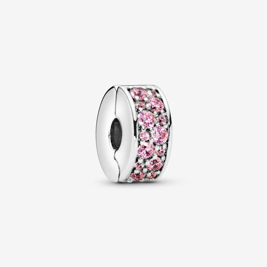 Clip Con Pave' Rosa Pandora 791817PCZ