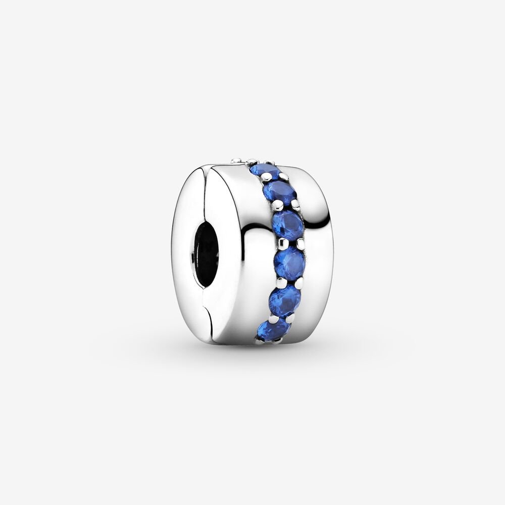 Pandora Sparkling Blue Path Clip 791972c01