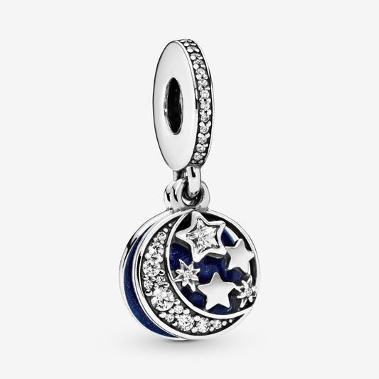 Sky and Moon Pendant Charm Pandora 791993cz