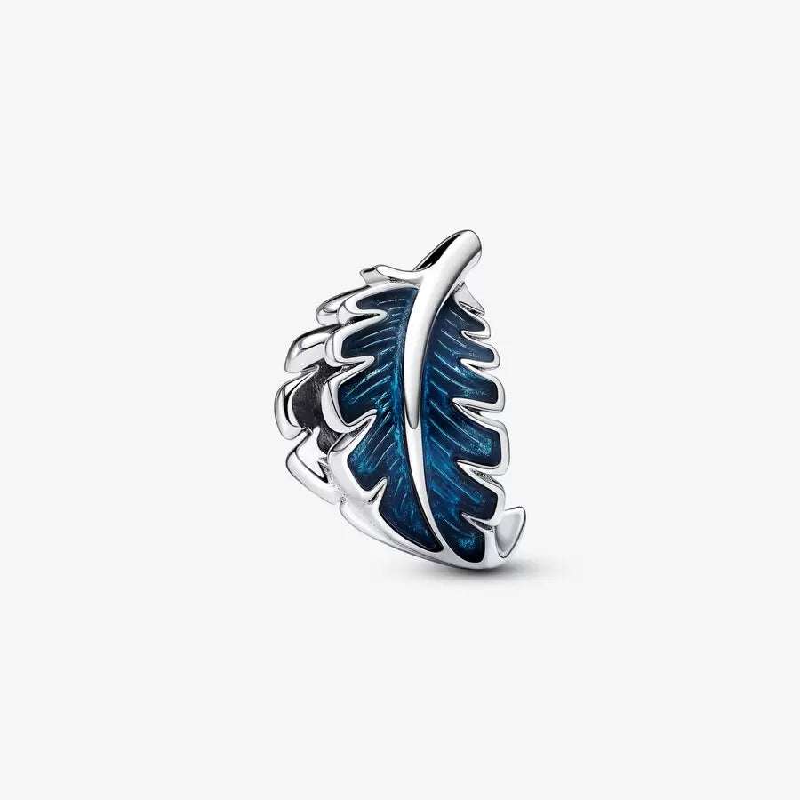 Charm Pandora Piuma Curva Blu 792576C01