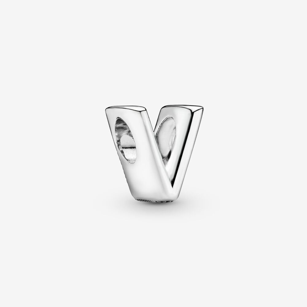 Alphabet Charm Letter V Pandora 797476