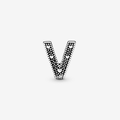 Alphabet Charm Letter V Pandora 797476