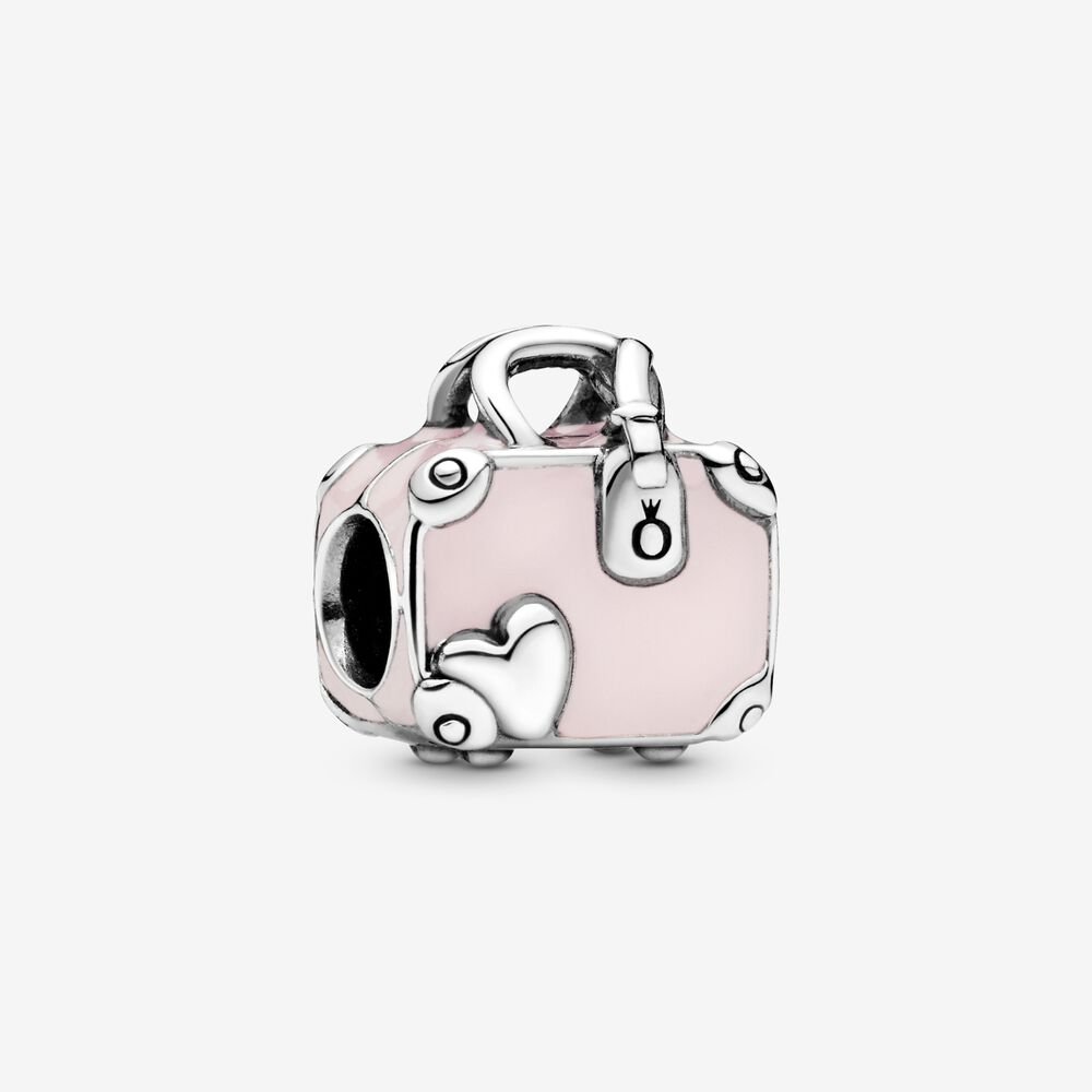 Pandora Pink Suitcase Charm 798063EN124