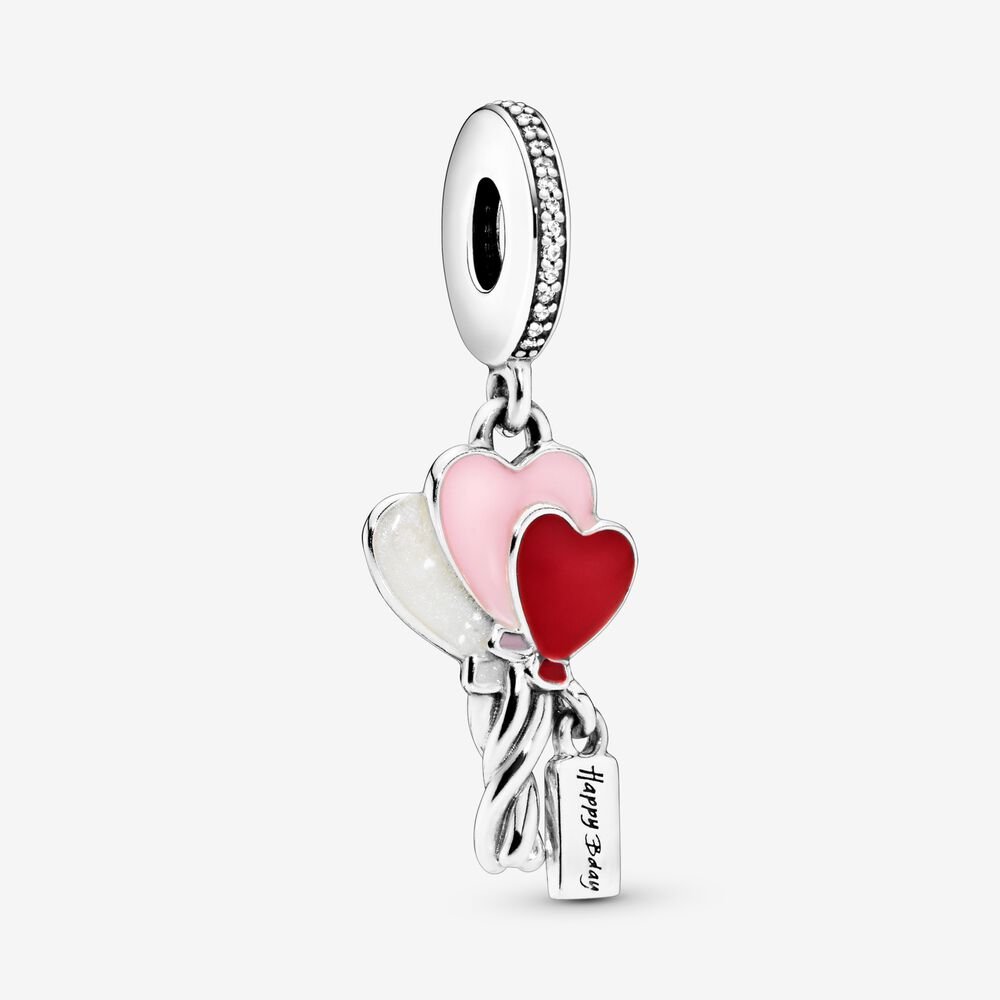 Happy Birthday Balloons Pendant Charm Pandora 798076CZ