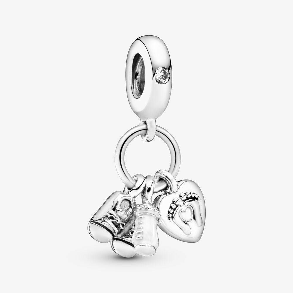 Charm Pendente Scarpine e Biberon Pandora 798106CZ