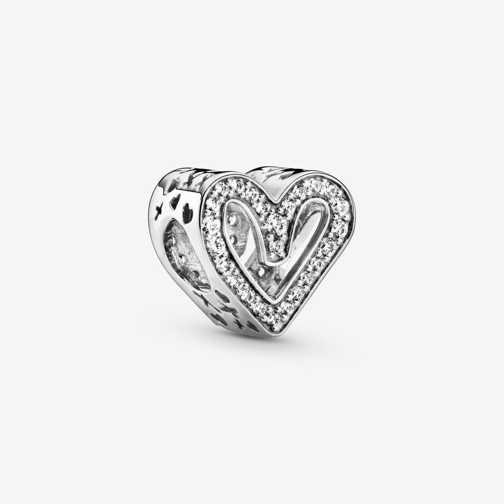 Chrm With Sparkling Heart Pandora 798692C01