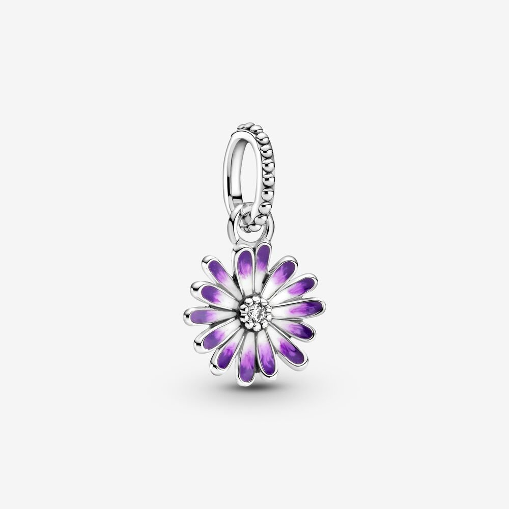 Purple Daisy Pendant Charm Pandora 798771c01