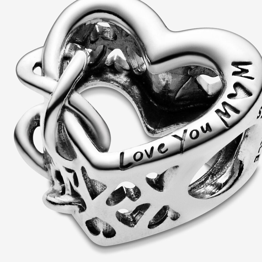 Infinity Heart Charm I Love You Mom Pandora 798825C00