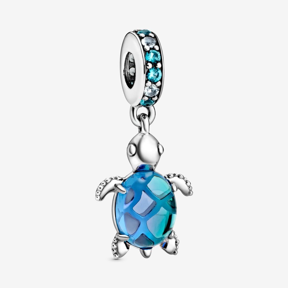 Murano glass sea turtle pendant charm Pandora 798939C01