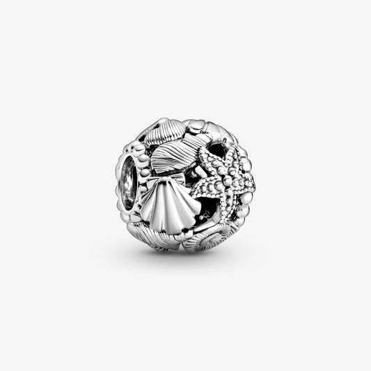 Openwork charm Hearts, starfish and shells Pandora 798950C00