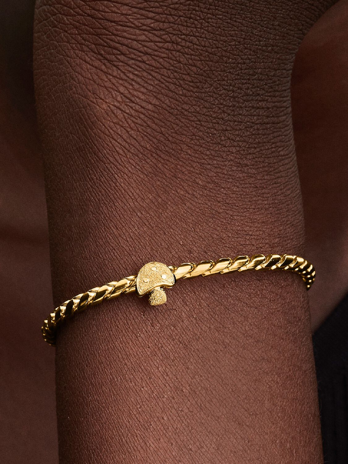 Mini Charm Fungo effetto diamantato
Placcatura in Oro 14k Pandora 764048C00
