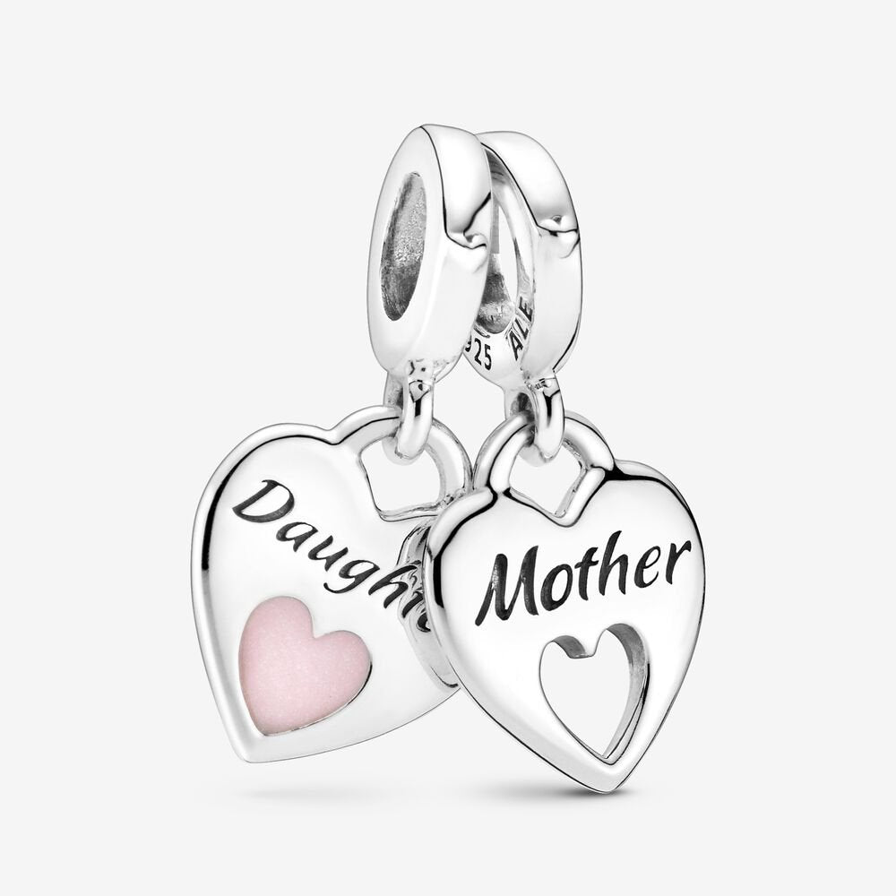 Charm Pendente Con Doppio Cuore Pandora 799187c01