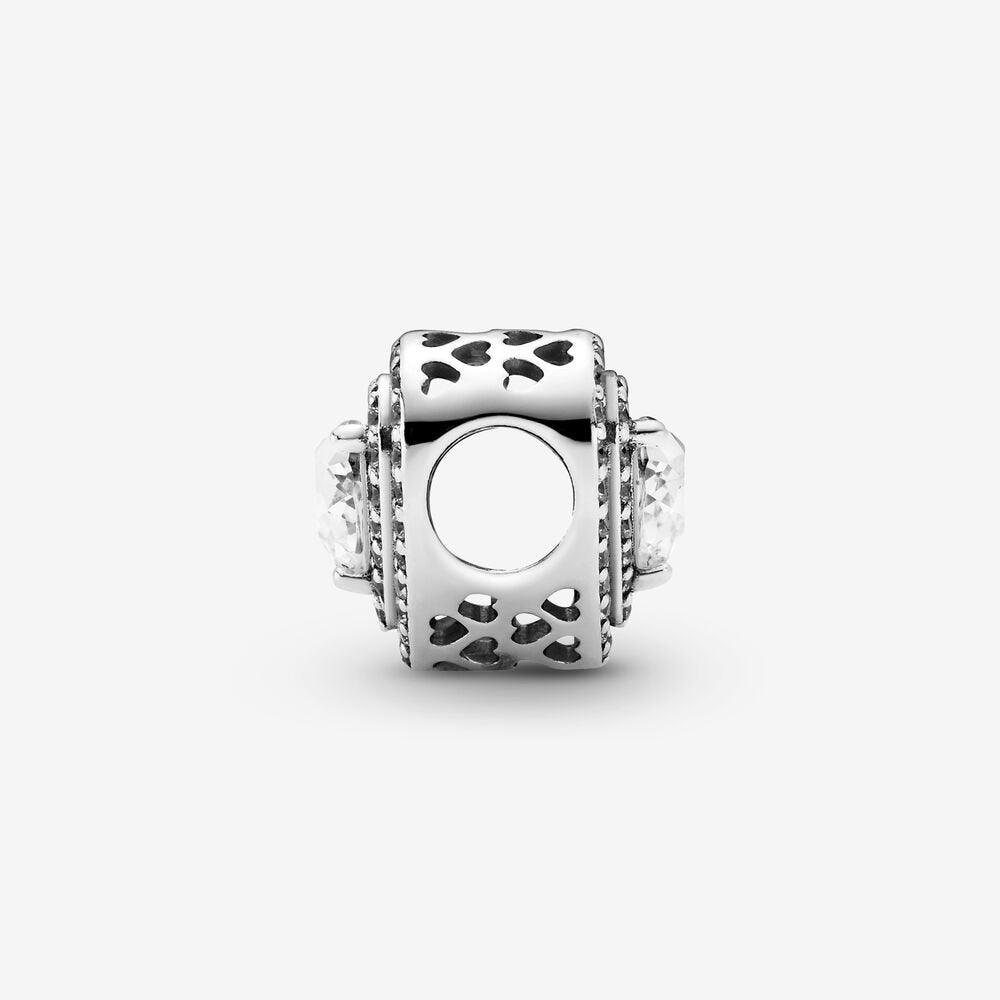 Charm Cuori In Rilievo Scintillante Pandora 799218C01