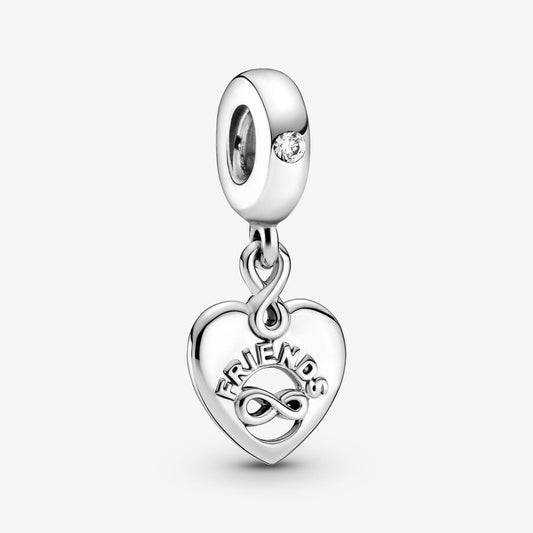 Heart pendant charm Friends forever Pandora 799294C01