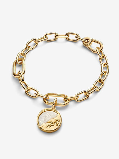 Charm Medallion Pegaso "Ex Animo"
Argento Sterling 925, Placcatura in Oro 14k Pandora 764090C01