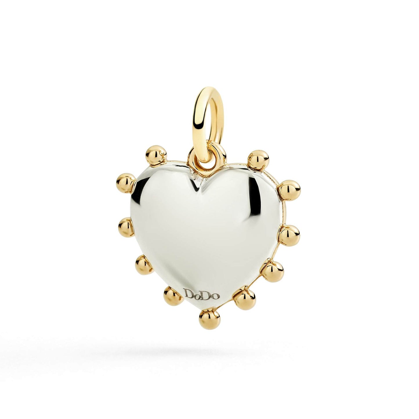 Ciondolo Cuore con Malachite Dodo DMC6015-HEART-MYA9G