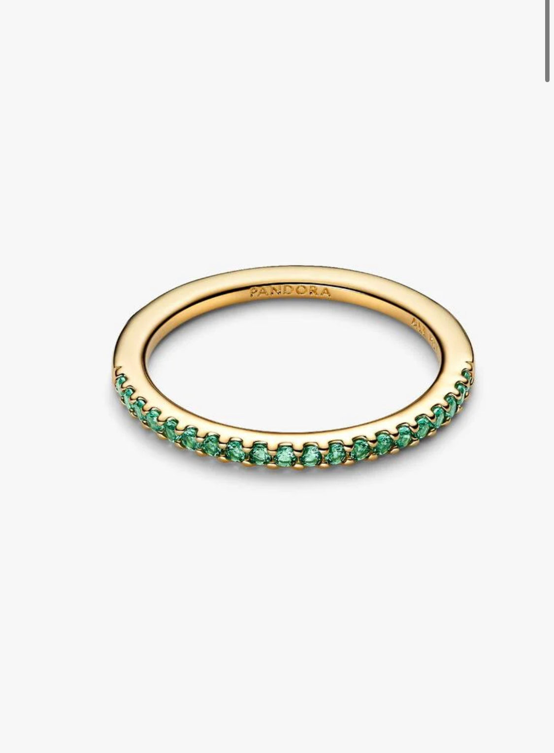 Anello Pavè Fascia Sottile Verde
Pandora 162999C03