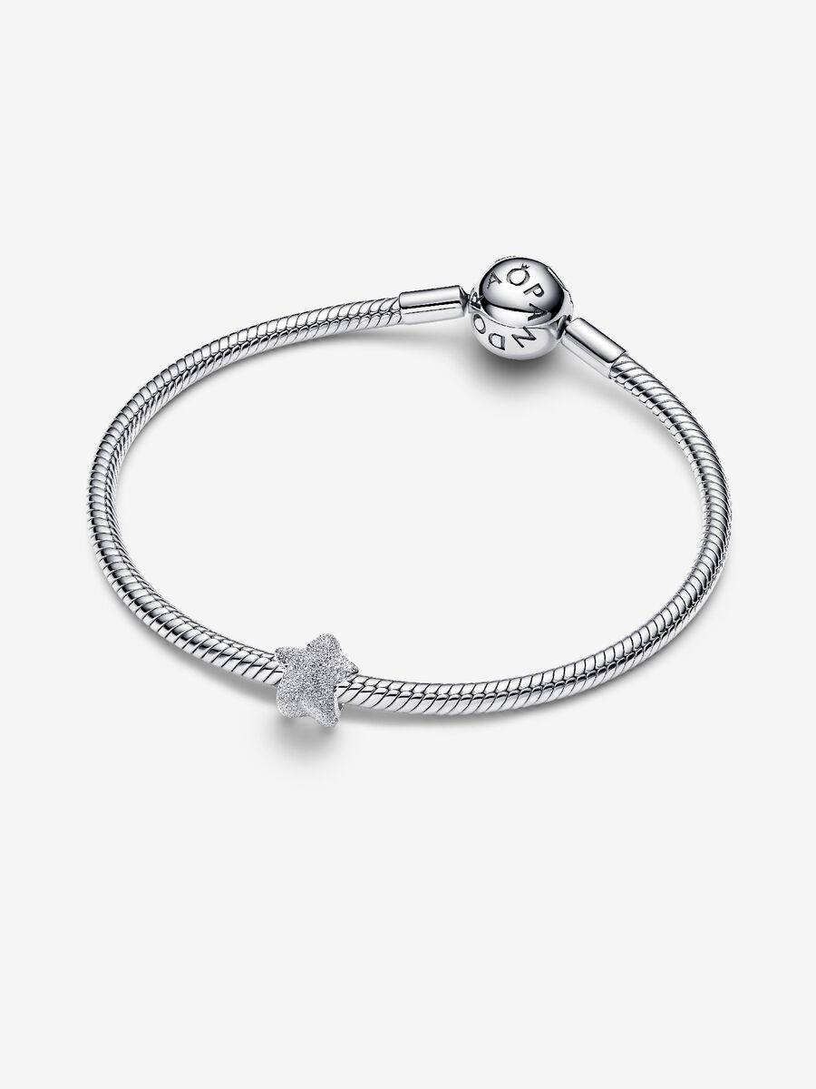 Mini Charm Stella effetto diamantato Argento Sterling 925 Pandora 794050C00