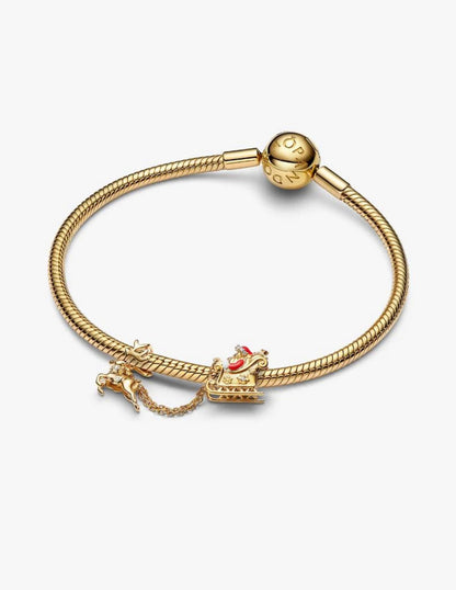 Charm Slitta di Babbo Natale e la sua renna Pandora 765056C01