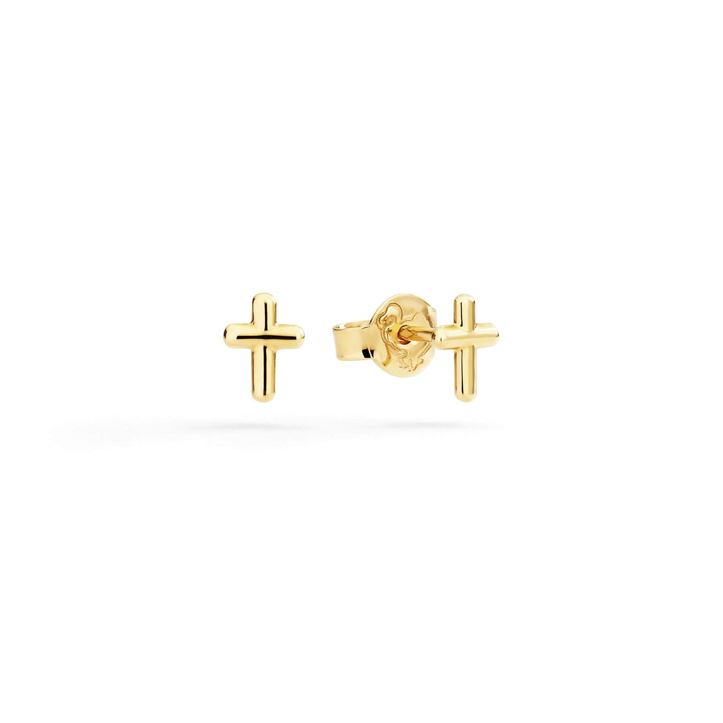 Orecchini Mini Stud Oro Giallo Dodo DOC6002-CROSS-0009G