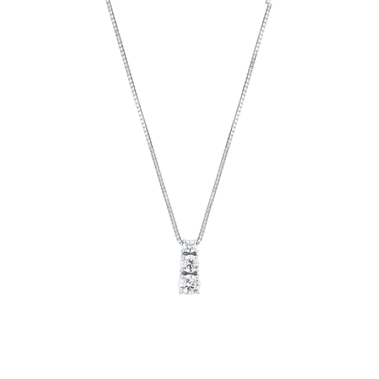 Girocollo Trilogy con Diamanti in Oro Bianco Mirco Visconti IU19/40