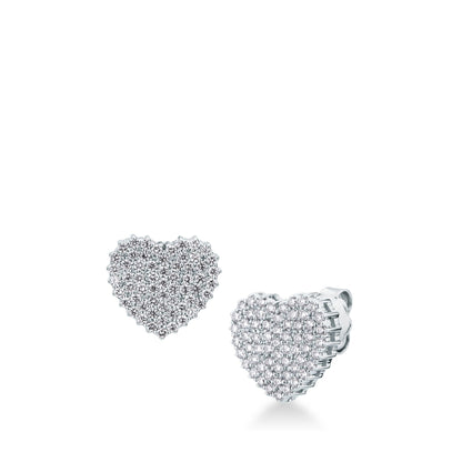 Orecchini a Cure con Diamante in Oro Bianco Mirco Visconti P1432/30