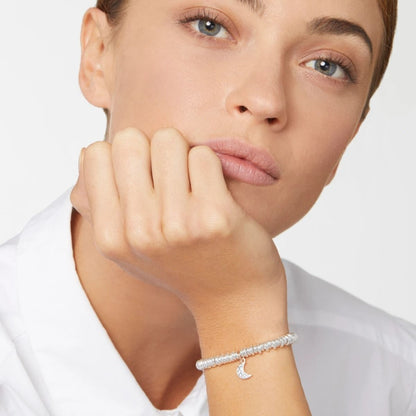 Ciondolo Luna Oro Rosa e Topazio Blu Dodo DMB8045-MOONS-0OY9R