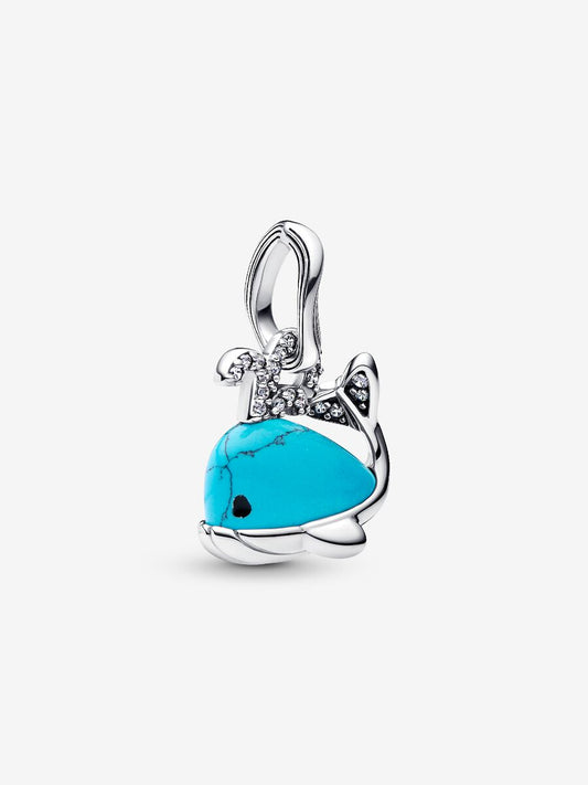 Charm Pendente Balena Turchese Argento Sterling 925 Pandora 793822C01