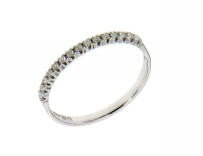 Anello Riviera con Diamante in Oro Bianco Mirco Visconti LE42/EM10