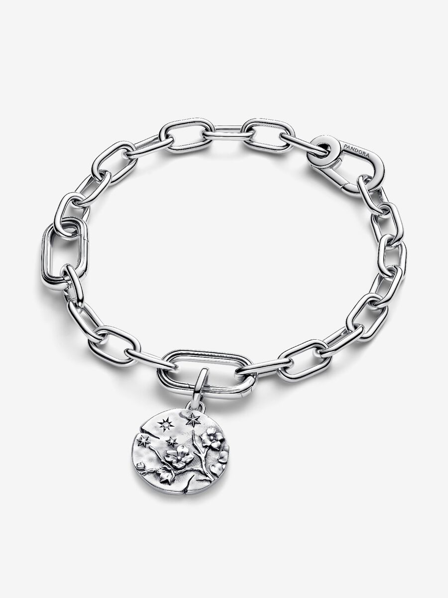 Charm Medallion Fiore di Ciliegio "Vivat Floreat" Argento Sterling 925 Pandora 794085C01