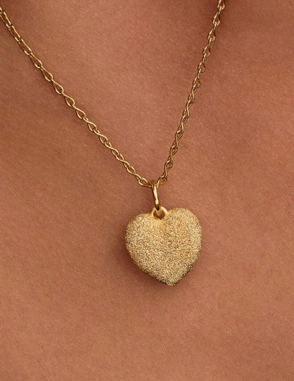 Charm Pendente Cuore Puffy Effetto Diamantato Pandora 765073C00