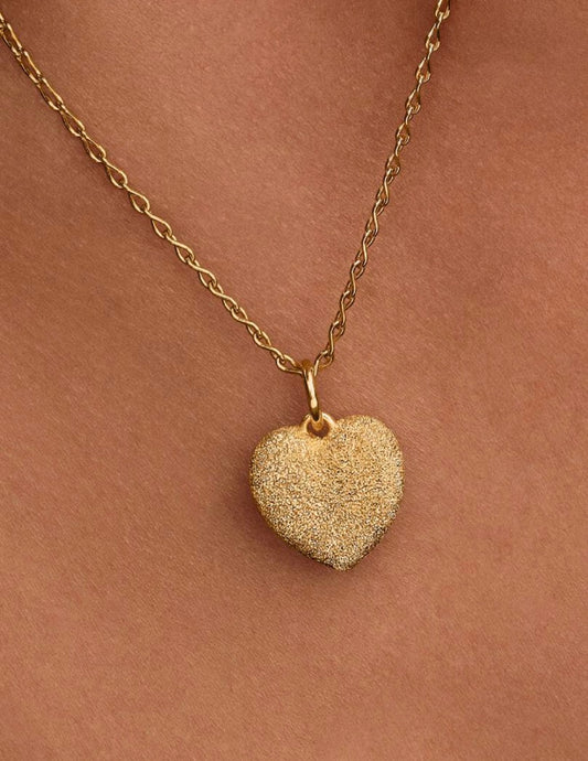 Charm Pendente Cuore Puffy Effetto Diamantato Pandora 765073C00