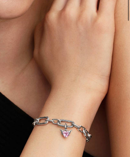 Charm Mini Pendente Winged Heart Rosa Pandora ME
Argento Sterling 925 793626C02