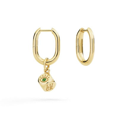 Ciondolo Dado Oro Giallo & Tsavorite Dodo DMC6010-DICES-0TZ9G