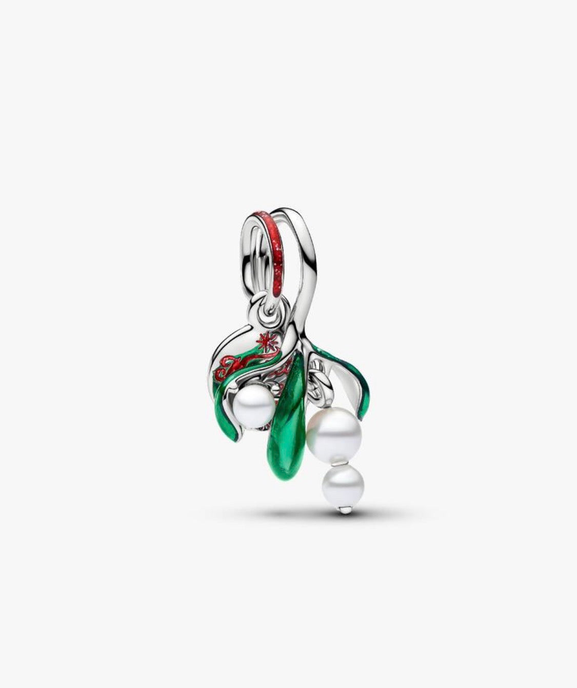 Charm Pendente Vischio di Natale Pandora 735066C01