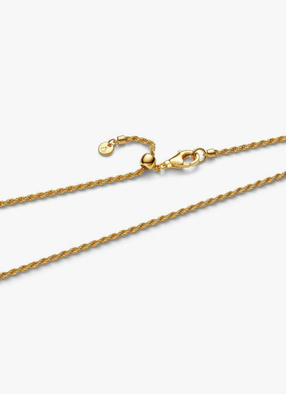 Collana Catenina Corda Intrecciata Color Oro Pandora 364687C00-70