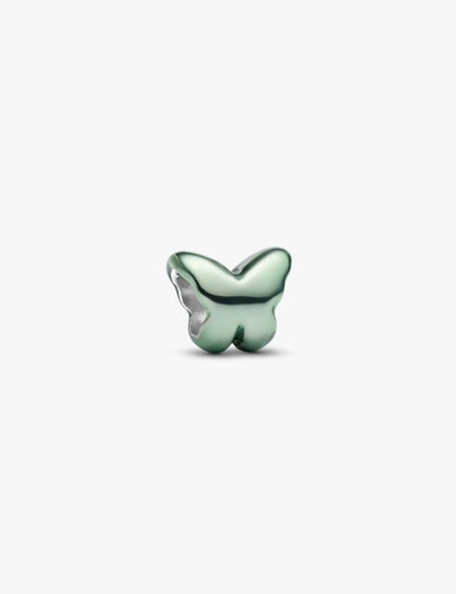 Mini Charm Farfalla effetto metallico verde Pandora 794783C01