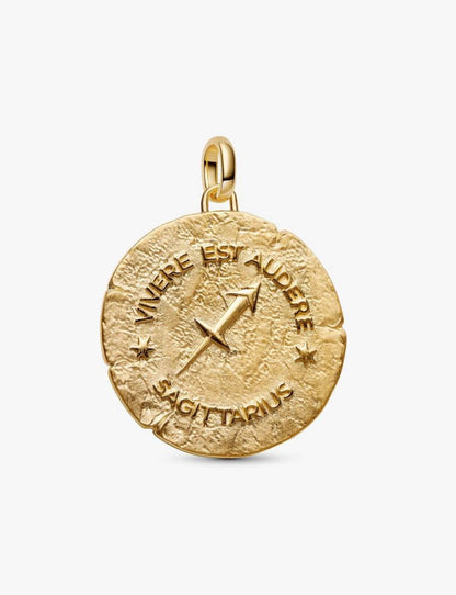 Charm Medallion XL Sagittario "Vivere Est Audere" Pandora 764995C01