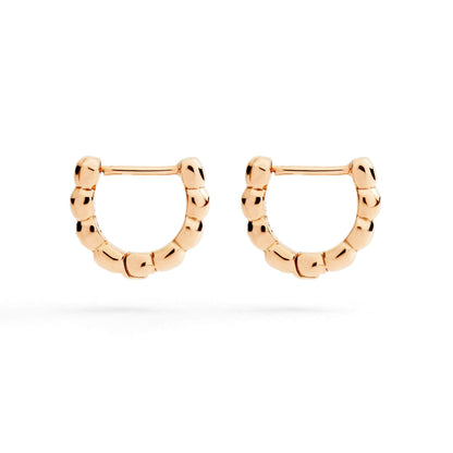 9Kt Rose Gold Granelli Earring Dodo DHC3001_GRANX_0009R