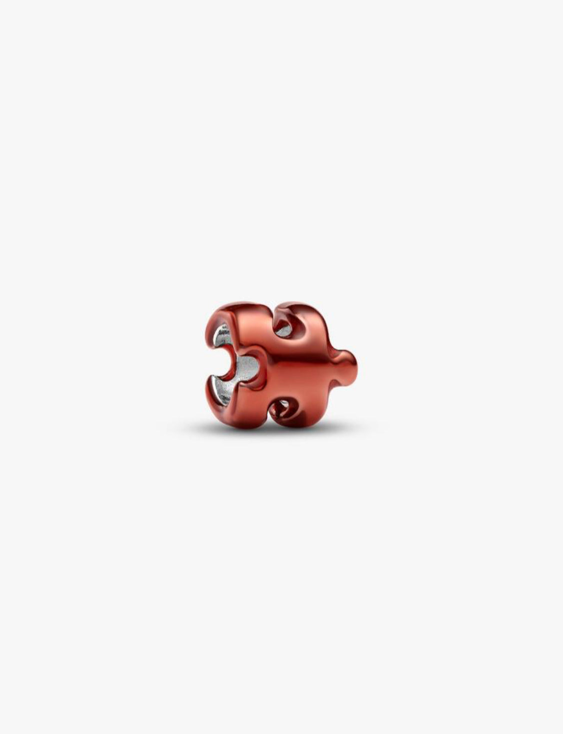 Mini Charm Puzzle effetto metallico arancione Pandora 794816C01