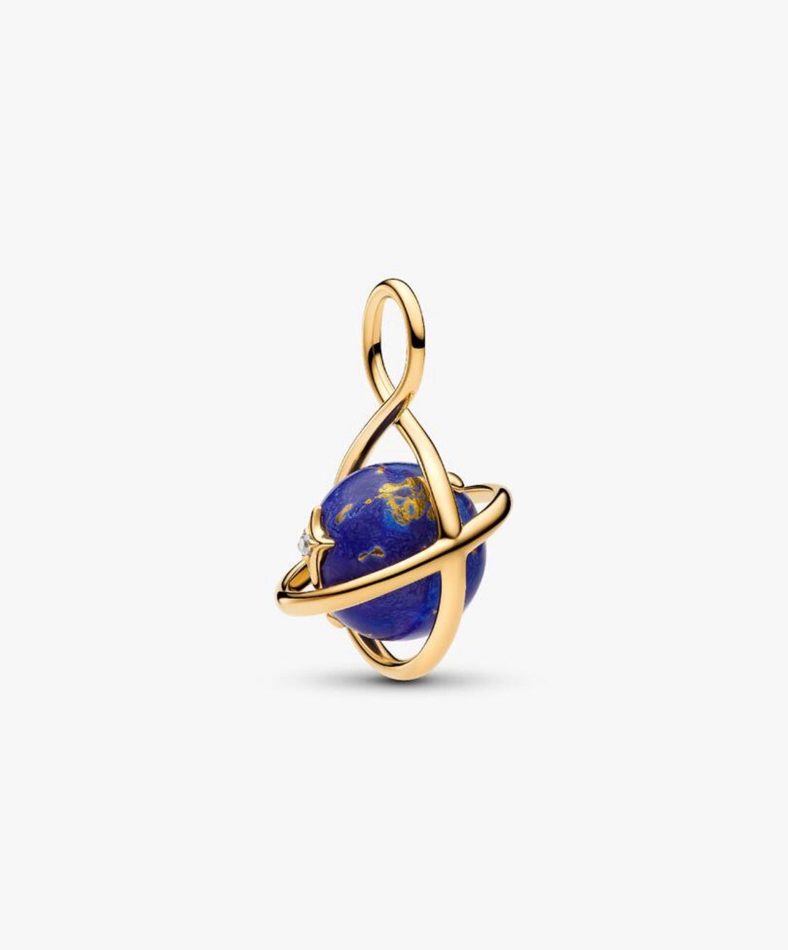 Charm Pendente Pianeta Blu che Ruota Pandora 765032C01